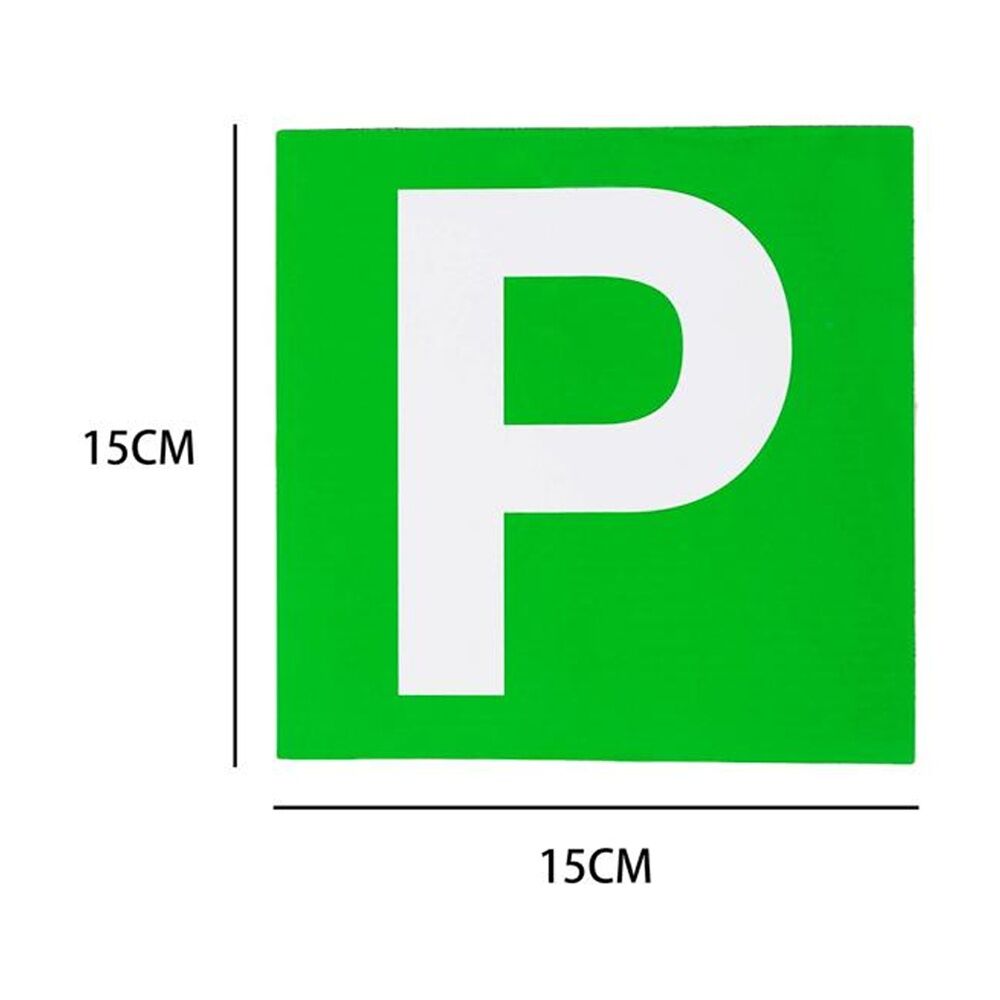 6x 2PK AutoShift VIC/WA Magnetic Green Probationary Licence Plate/Signs 15cm