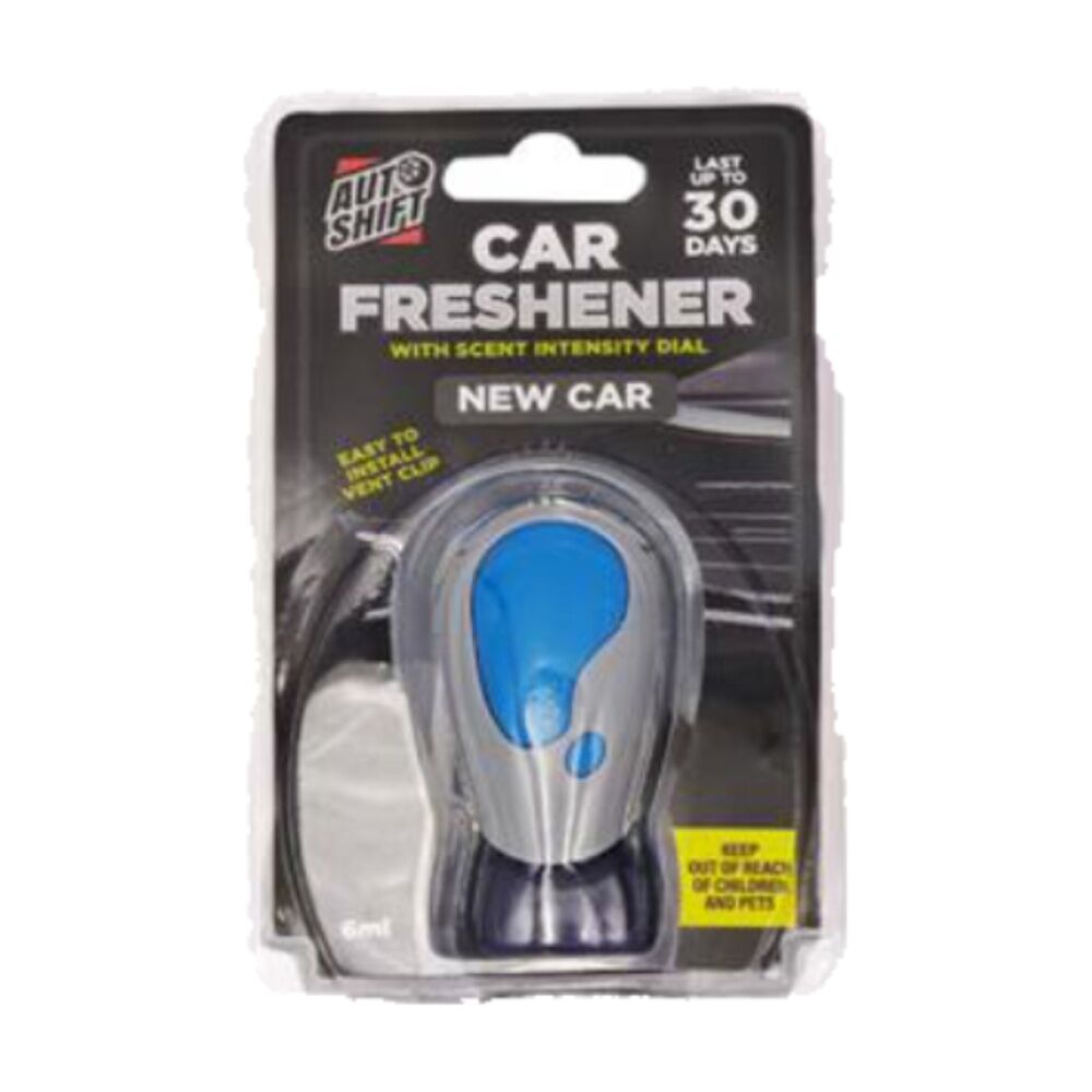 12PK AutoShift Car Air Freshener w/Scent Intensity Dial Auto Accessory Assorted