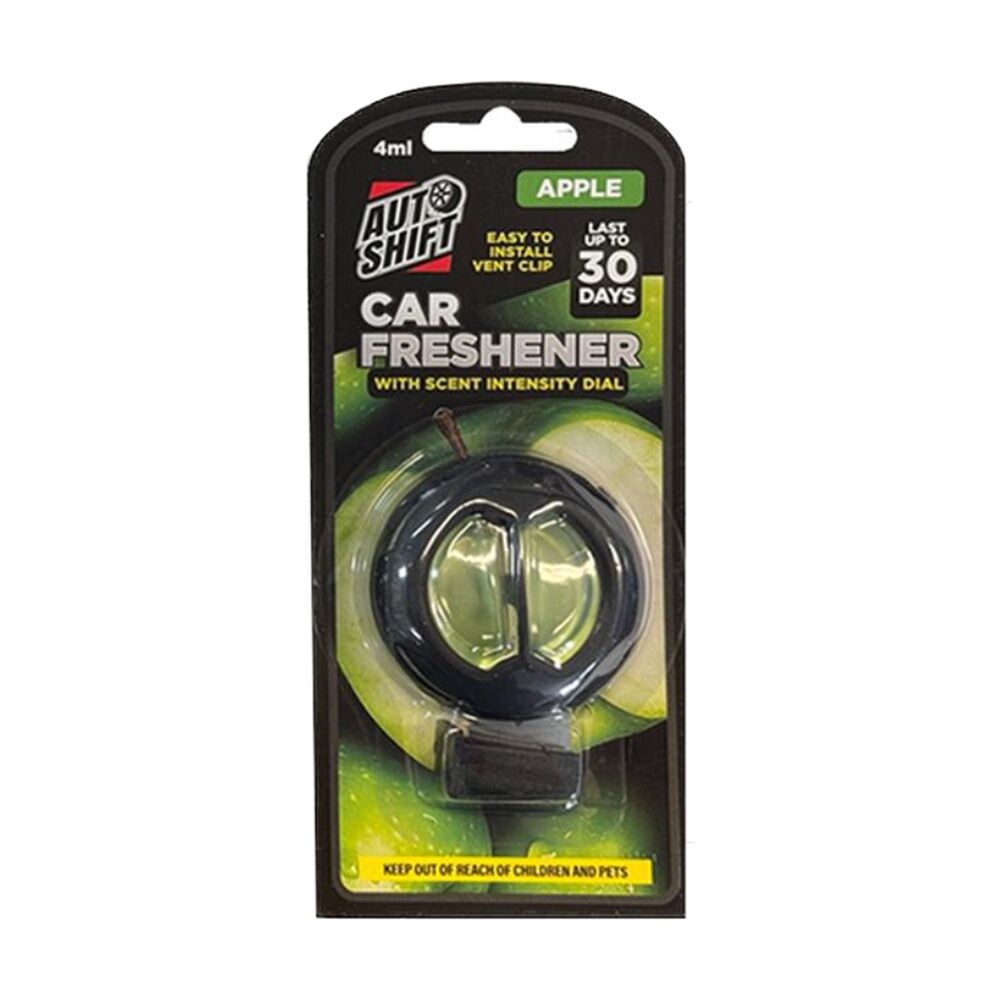 12PK AutoShift Car Vent Clip Air Freshener w/Scent Intensity Dial 4ml Assorted