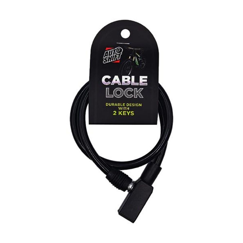 6PK AutoShift Cable Keyed Bike Lock w/2 Keys Property Protection/Security