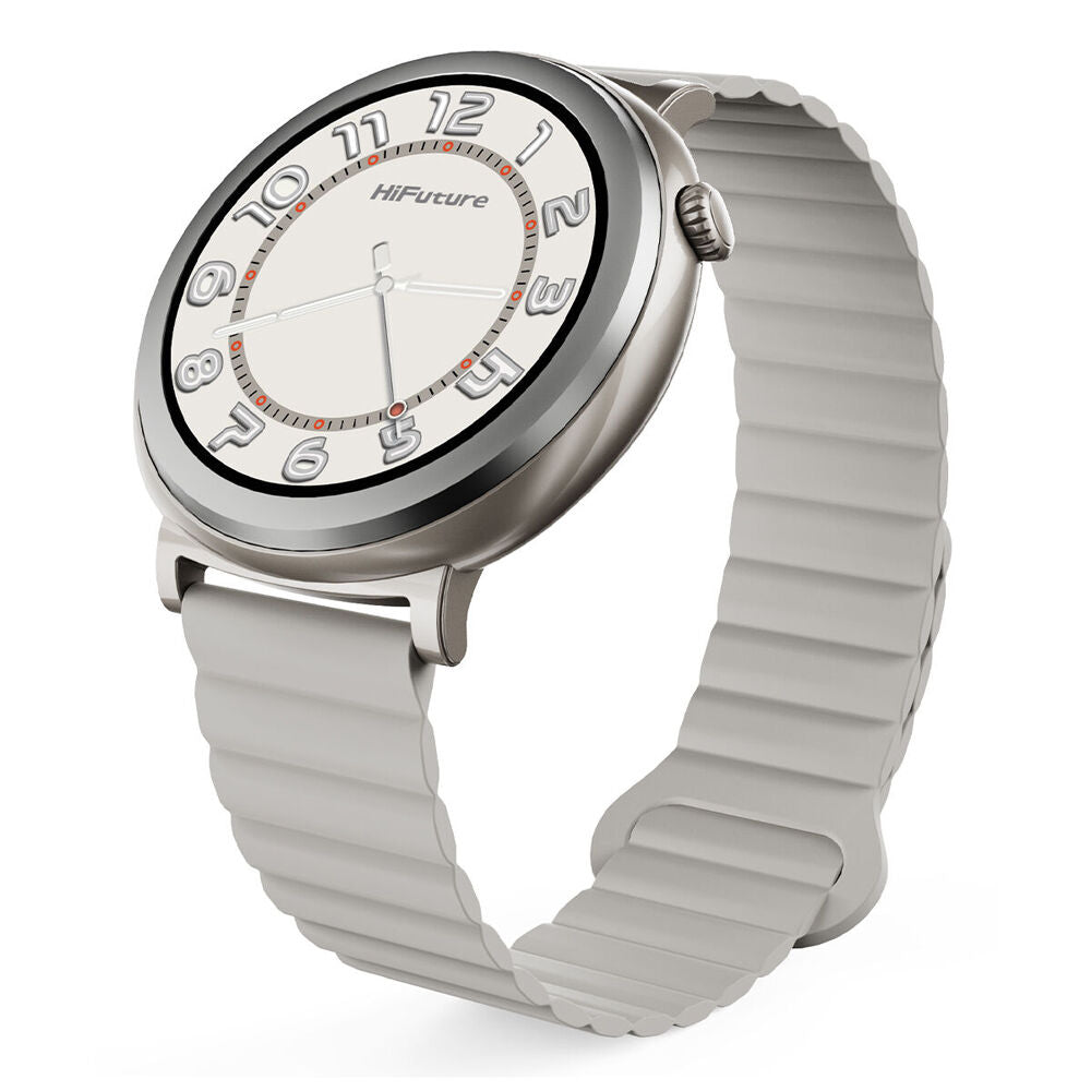 HiFuture AURORA Bluetooth Android/IOS Smartwatch 1.43 In - Silver