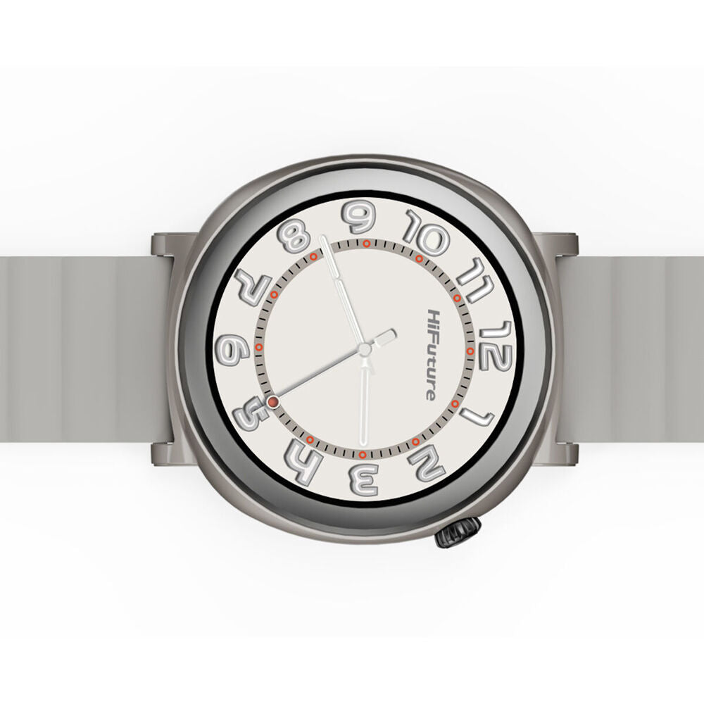 HiFuture AURORA Bluetooth Android/IOS Smartwatch 1.43 In - Silver