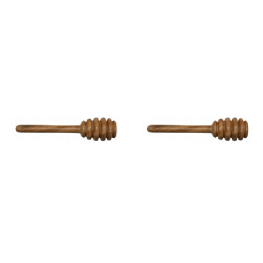 2PK Darlin Acacia Wood Honey Dipper Heat Resistant Utensil 21x4cm Brown