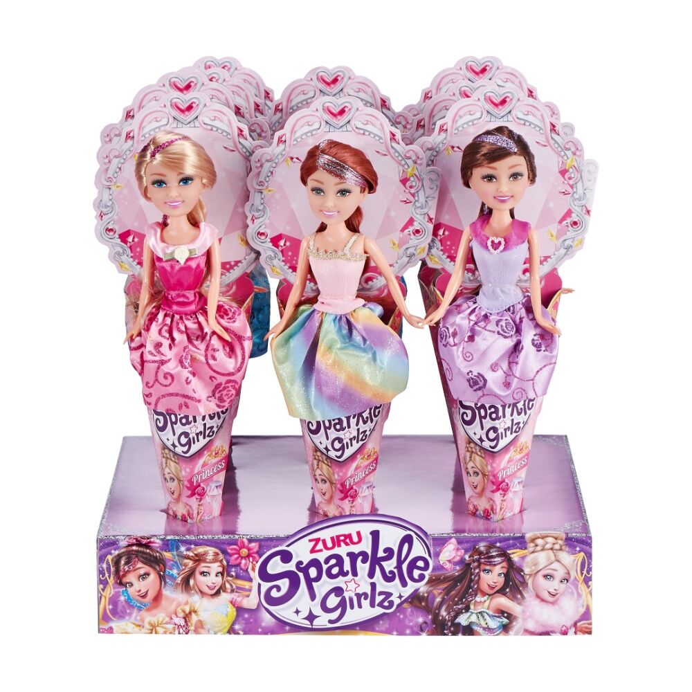 4PK Zuru Sparkle Girlz 10.5In Princess Doll Playset Kids/Children - 3y+ Assorted