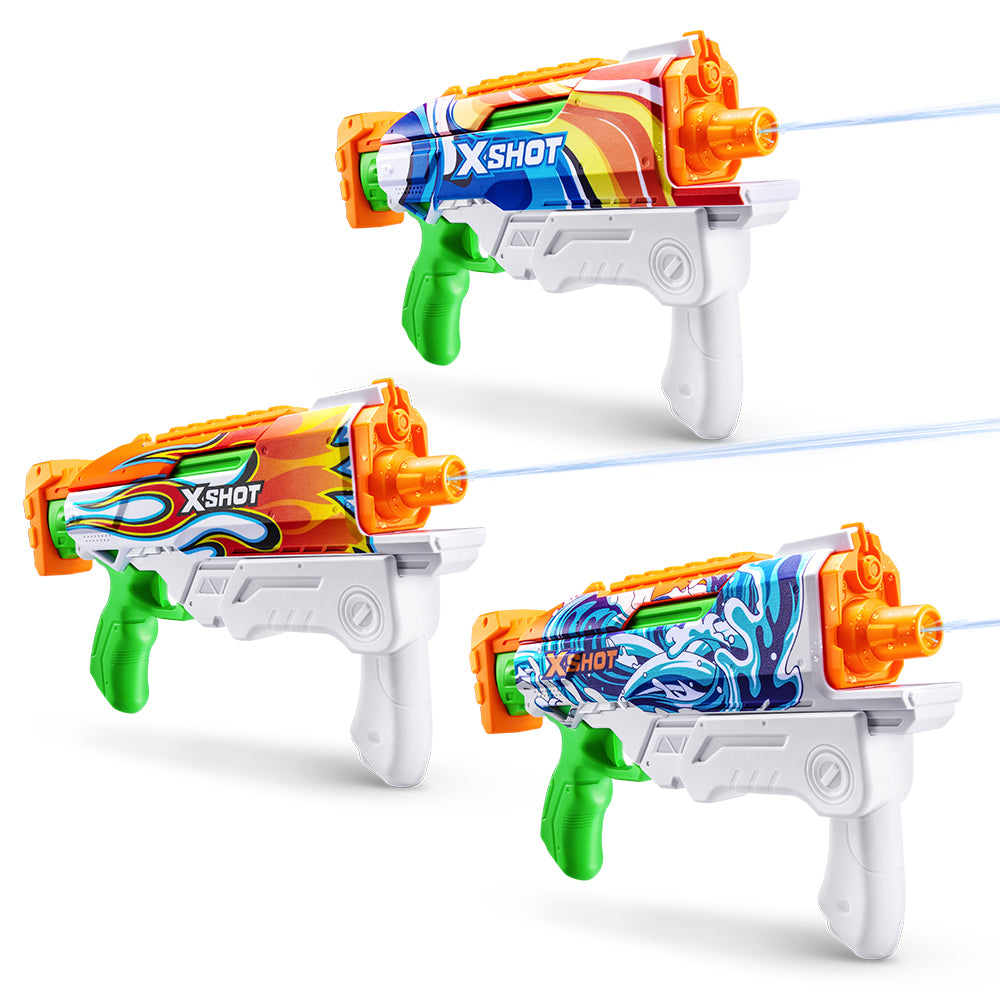Zuru X-SHOT Fast Fill Skins Water Gun Hyperload Assorted 5+