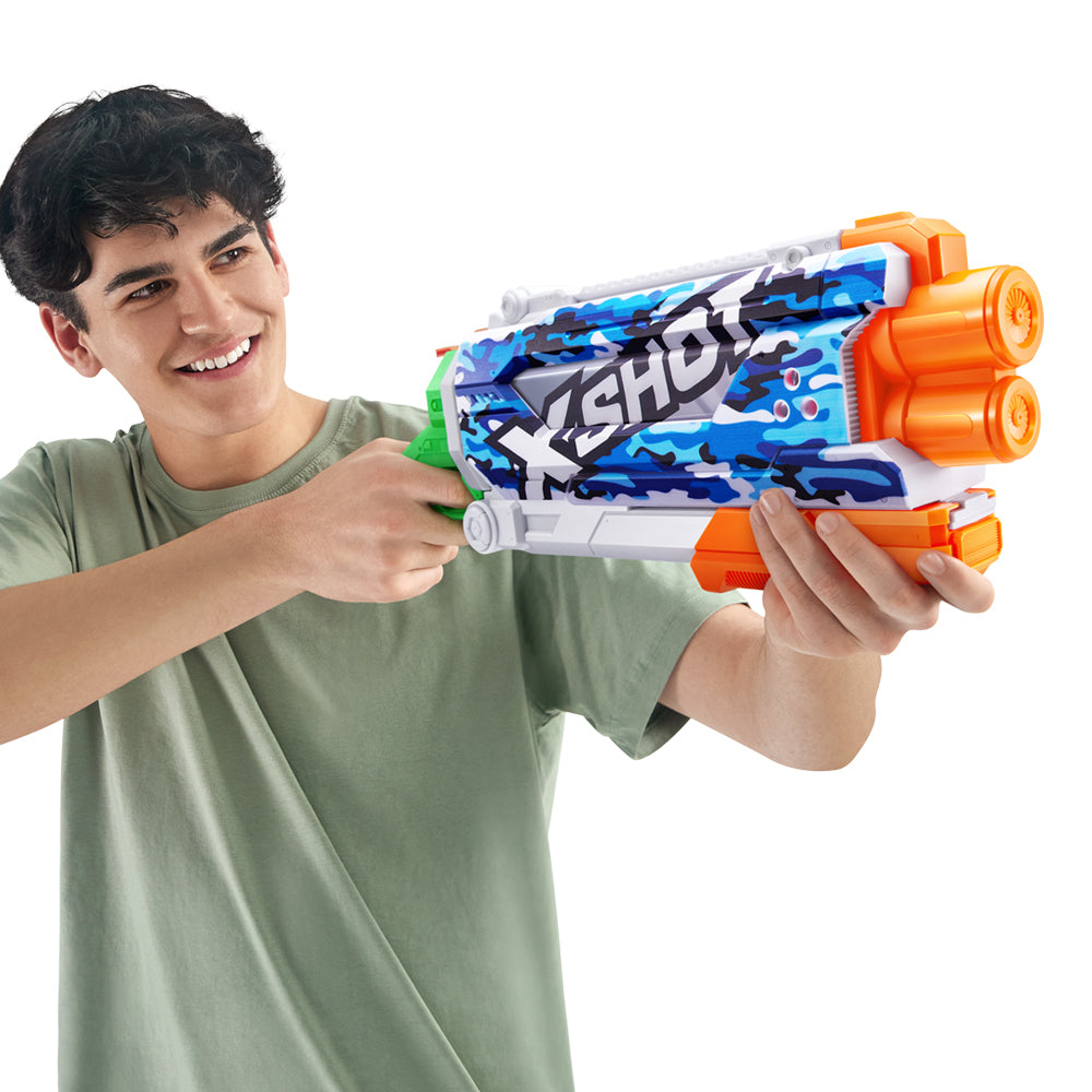 Zuru X-SHOT Fast Fill Skins Water Gun Pump Action Assorted 5+