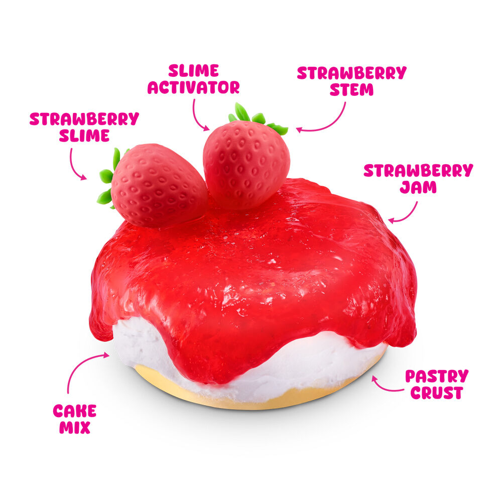 2PK Zuru Slime Mart Small Shopping Bag Series 1 - Strawberry Cheesecake Kids Clay