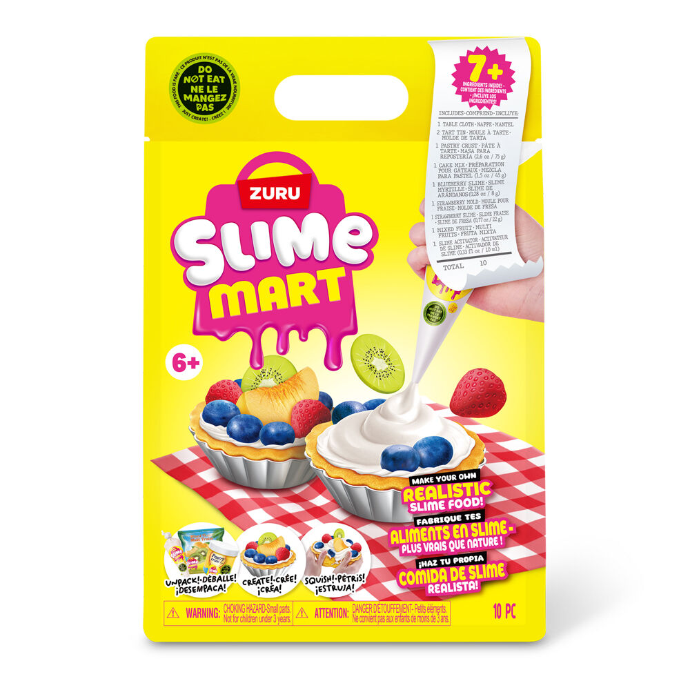 Zuru Slime Mart - Small Shopping Bag Series 1 Fruit Tart Kids Modelling Clay
