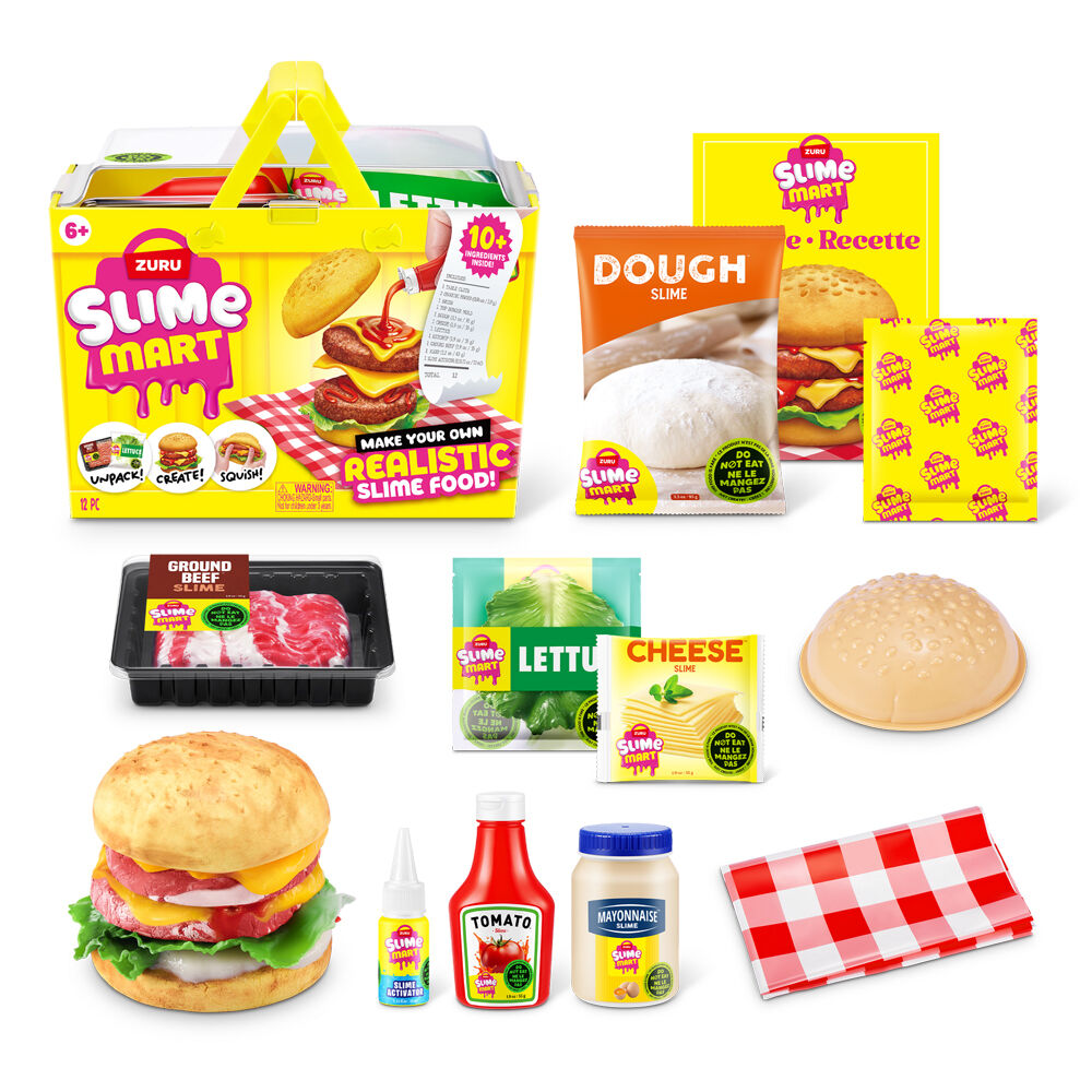 Zuru Slime Mart - Shopping Basket Series 1 Burger Kids Modelling Clay