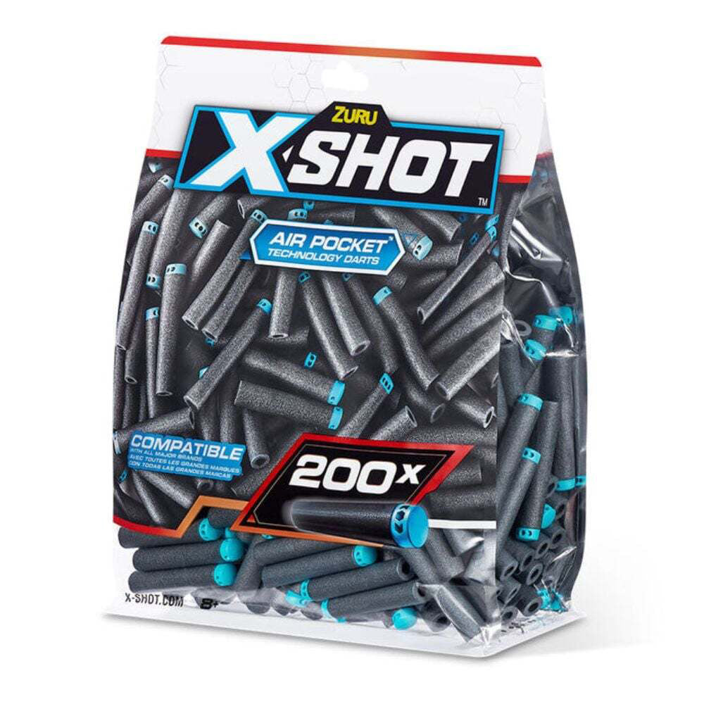 2x 200pc Zuru Xshot Elite Dart Refills Kids Outdoor Toy 8y+