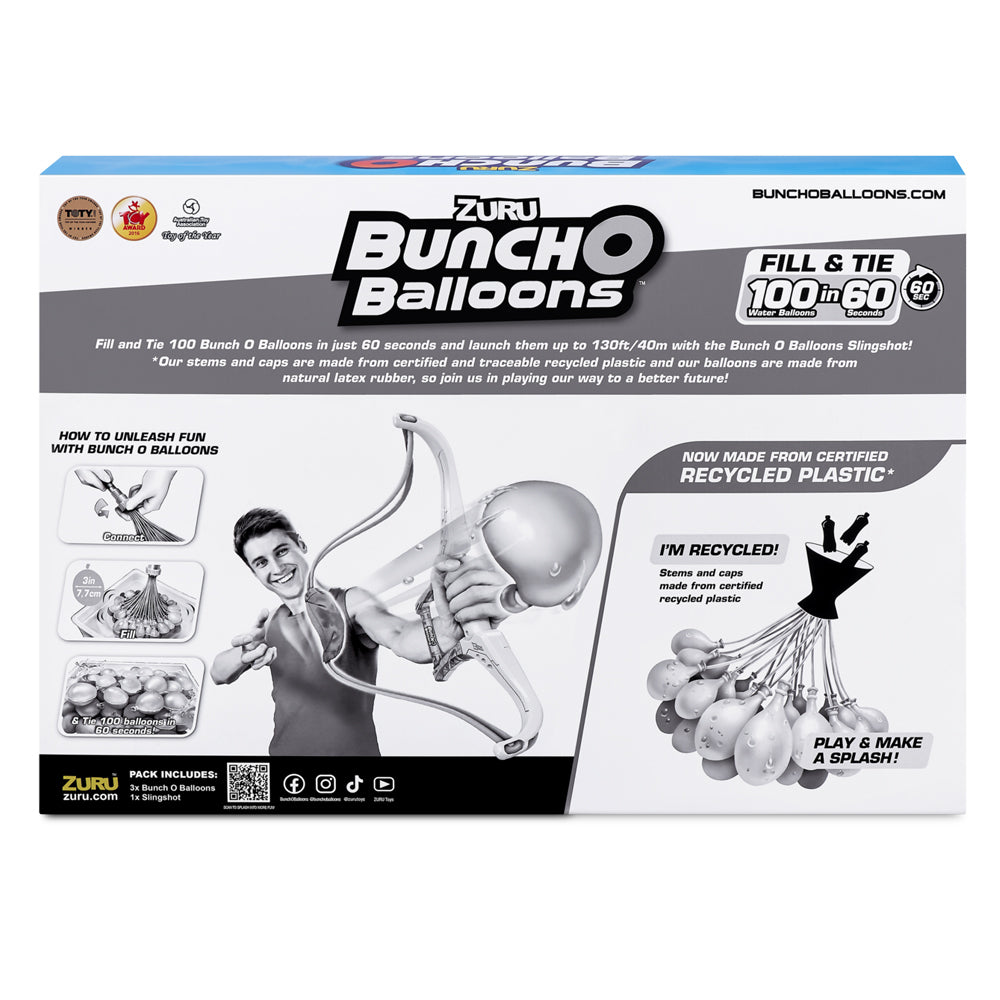 3PK Zuru Bunch O Balloons Tropical Party w/Slingshot 6+