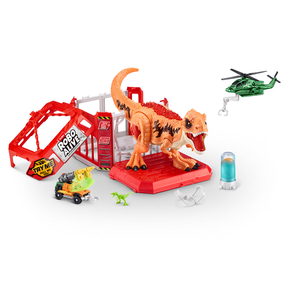 ZURU Robo Alive Dino Escape Playset Kids Toy Assorted 3y+