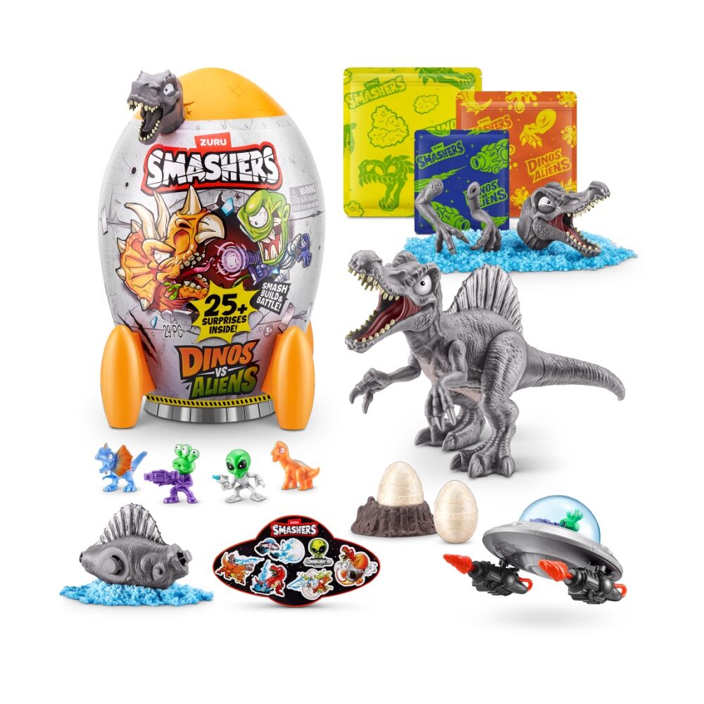 Zuru Smashers Dino vs Alien Rocket Miniatures Kids/Children - 5y+ Assorted