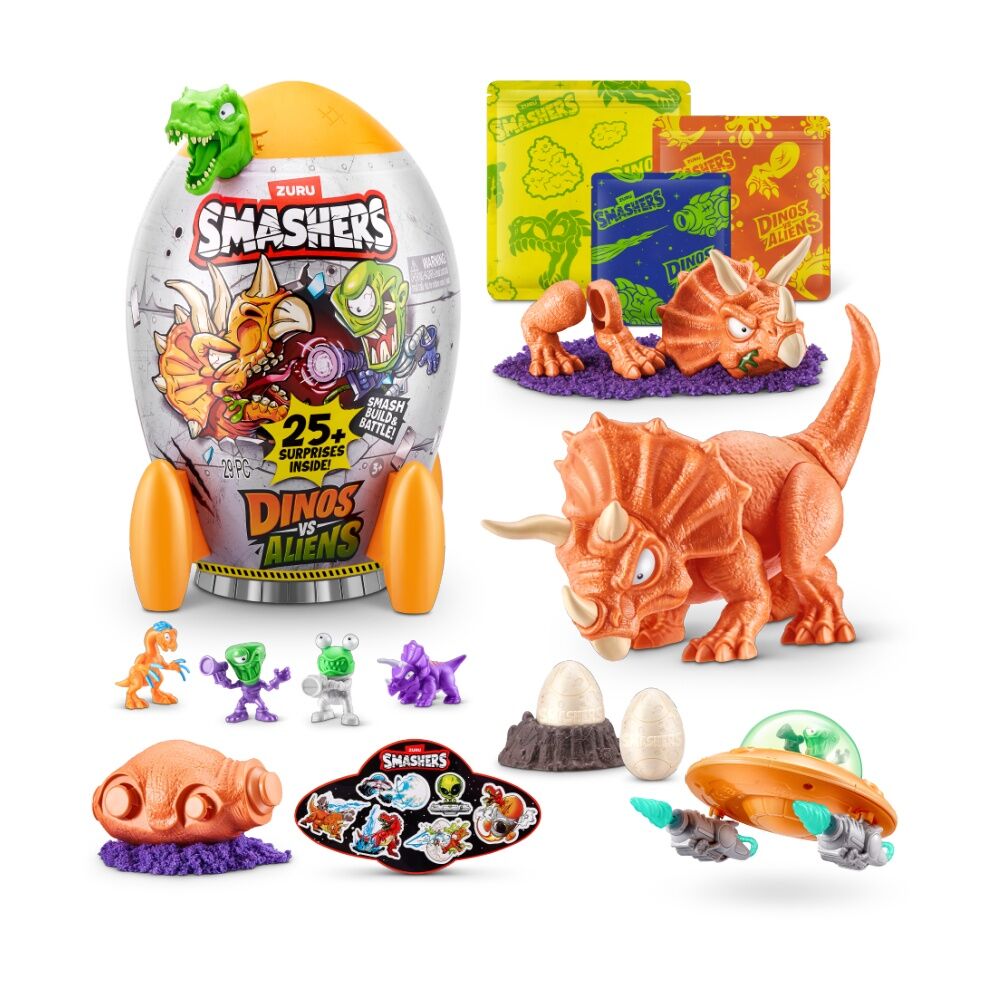 Zuru Smashers Dino vs Alien Rocket Miniatures Kids/Children - 5y+ Assorted