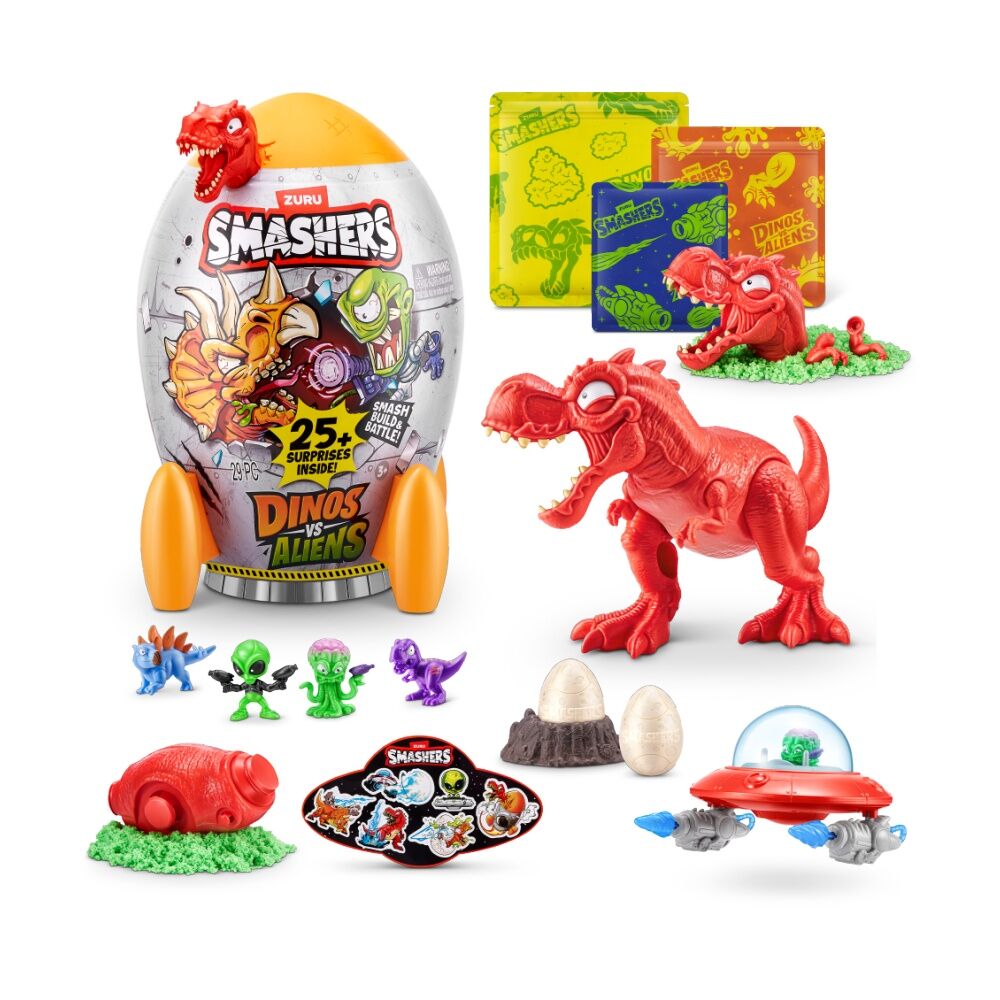 Zuru Smashers Dino vs Alien Rocket Miniatures Kids/Children - 5y+ Assorted