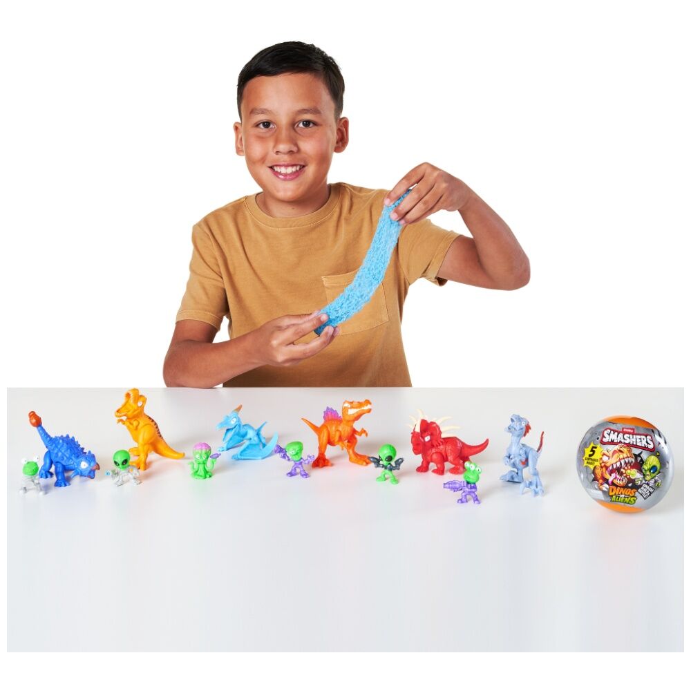 4PK Zuru Smashers Dinos vs Aliens Planet Capsule Kids/Children - 3y+ Assorted