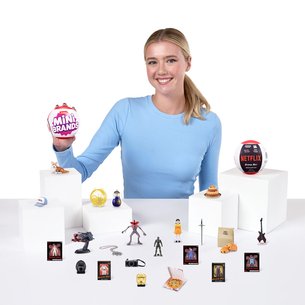 2PK Zuru Mini Brands Netflix S1 Capsule Toy 3.74cm - Assorted 3y+