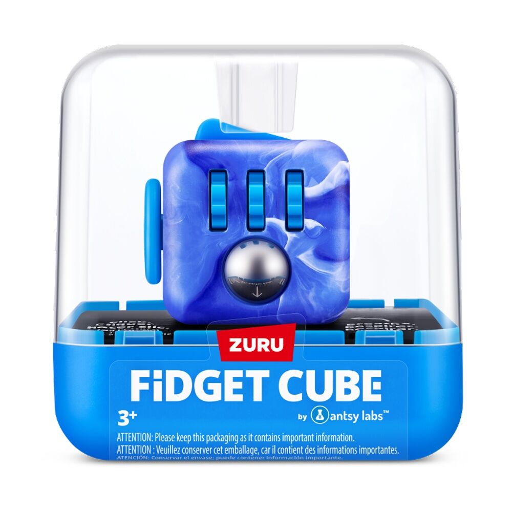 4PK Zuru Original Fidget Cube Marble Action Figure Kids/Children - 3y+ Assorted