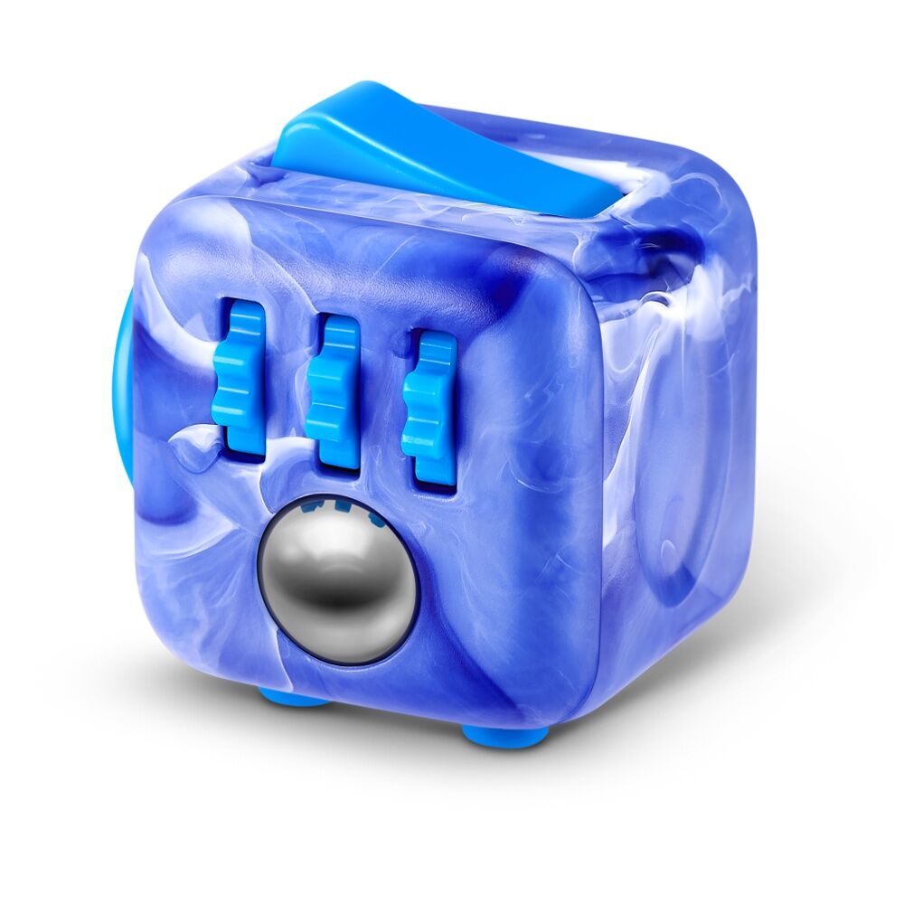 4PK Zuru Original Fidget Cube Marble Action Figure Kids/Children - 3y+ Assorted