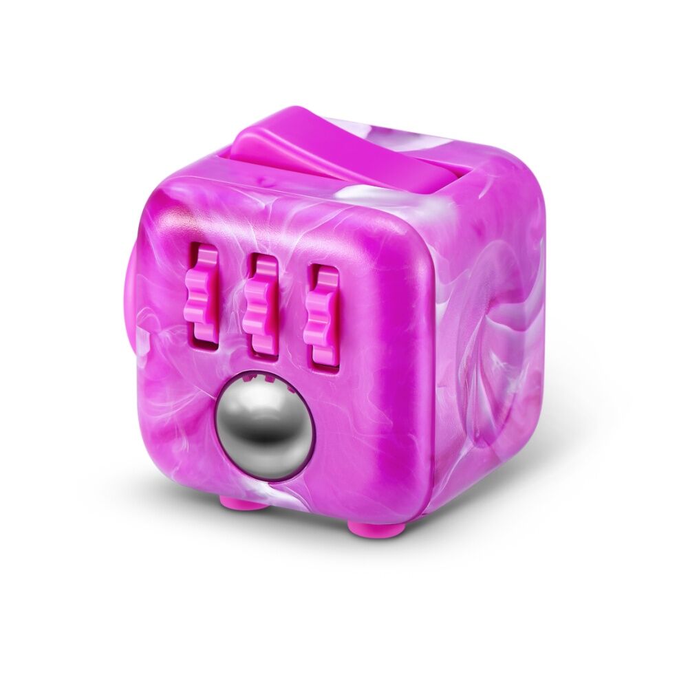 4PK Zuru Original Fidget Cube Marble Action Figure Kids/Children - 3y+ Assorted