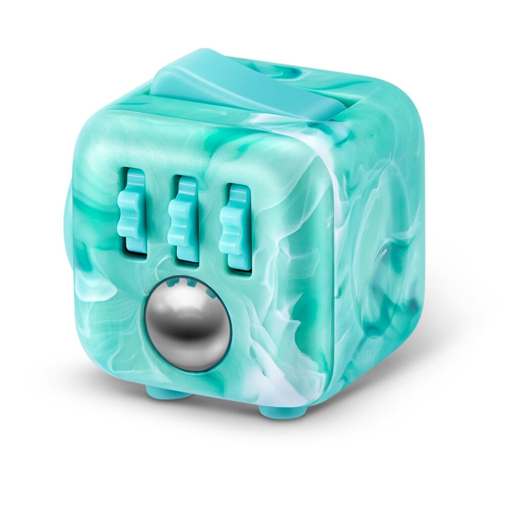 4PK Zuru Original Fidget Cube Marble Action Figure Kids/Children - 3y+ Assorted