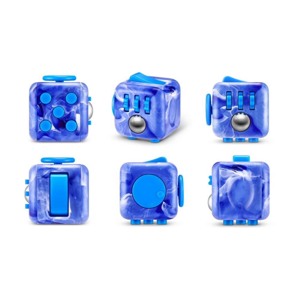 4PK Zuru Original Fidget Cube Marble Action Figure Kids/Children - 3y+ Assorted