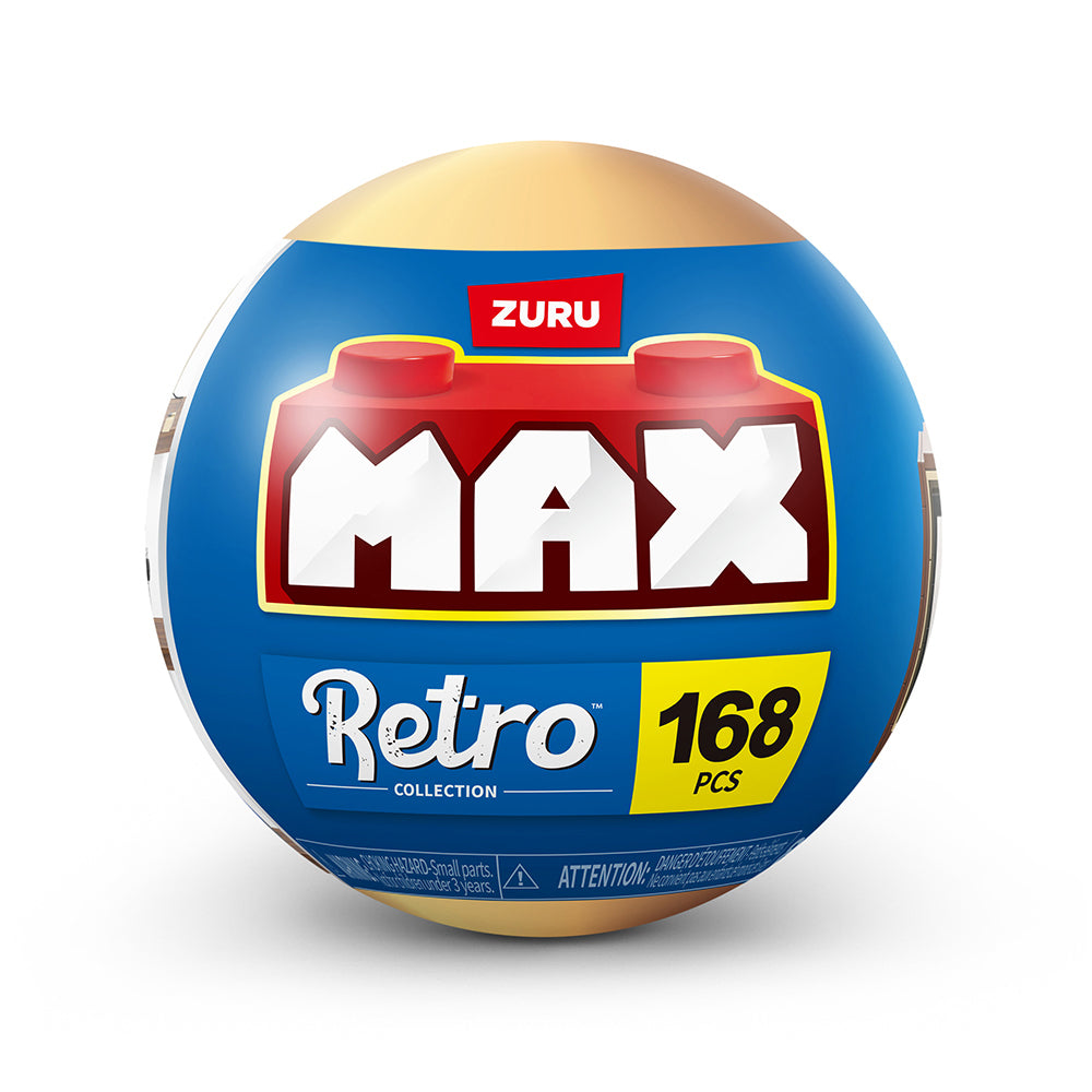 2PK Zuru Max Premium Retro Series Building Toy Assorted 8y+