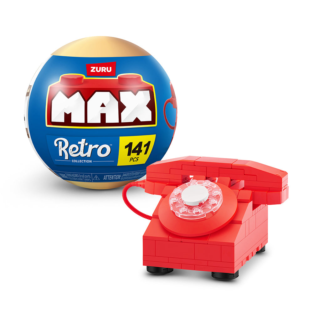 2PK Zuru Max Premium Retro Series Building Toy Assorted 8y+