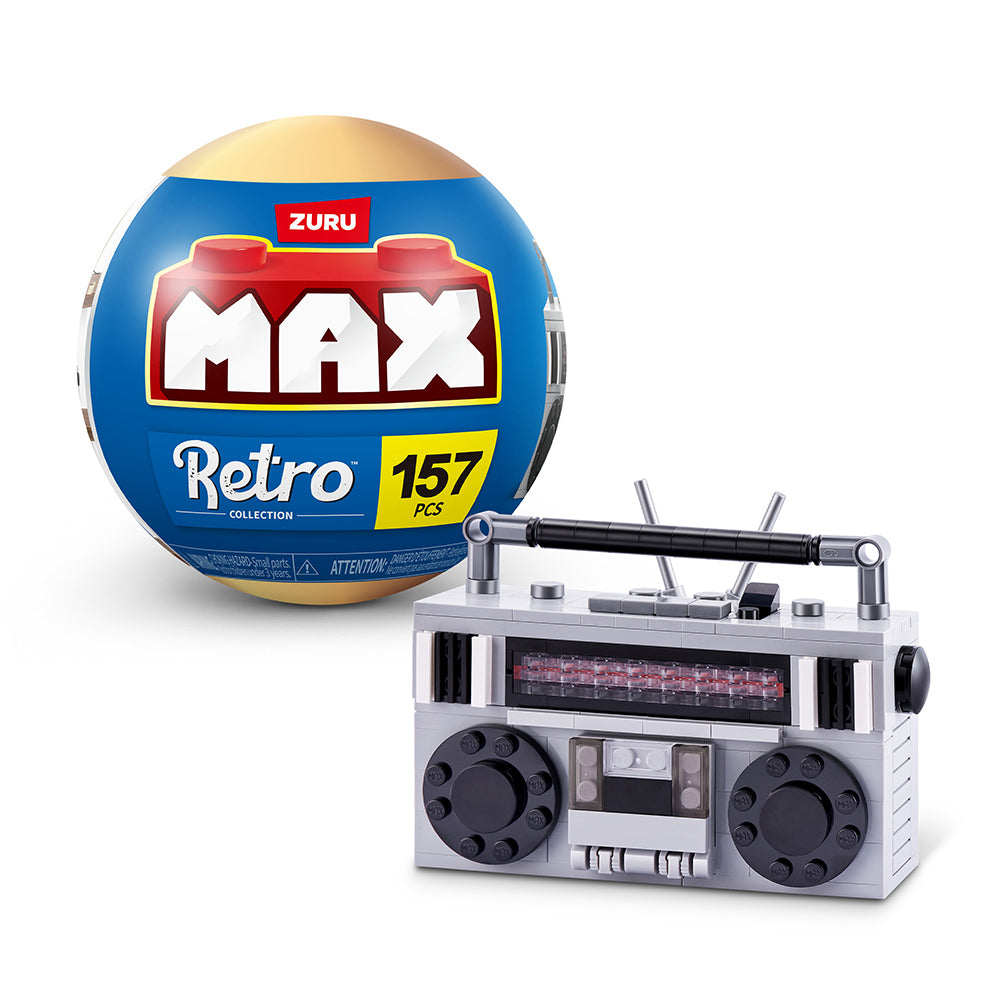 2PK Zuru Max Premium Retro Series Building Toy Assorted 8y+