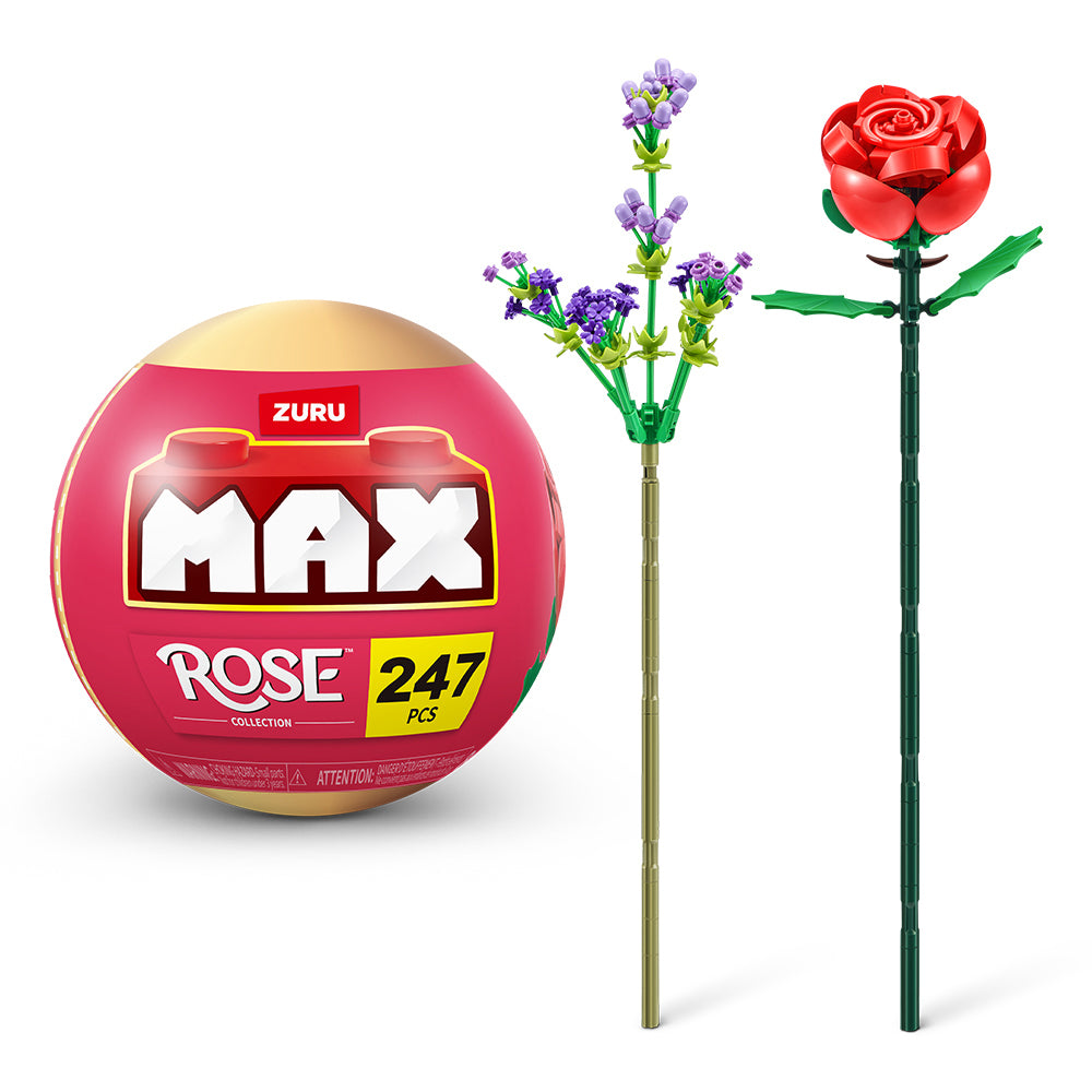 2PK Zuru Max Premium Rose Collection Series Building Toy Set 8y+