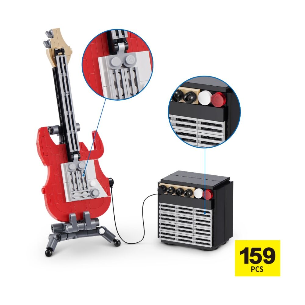 2PK Zuru Max Premium Retro Series 2 Guitar & Amp Miniatures Kids/Children - 8y+