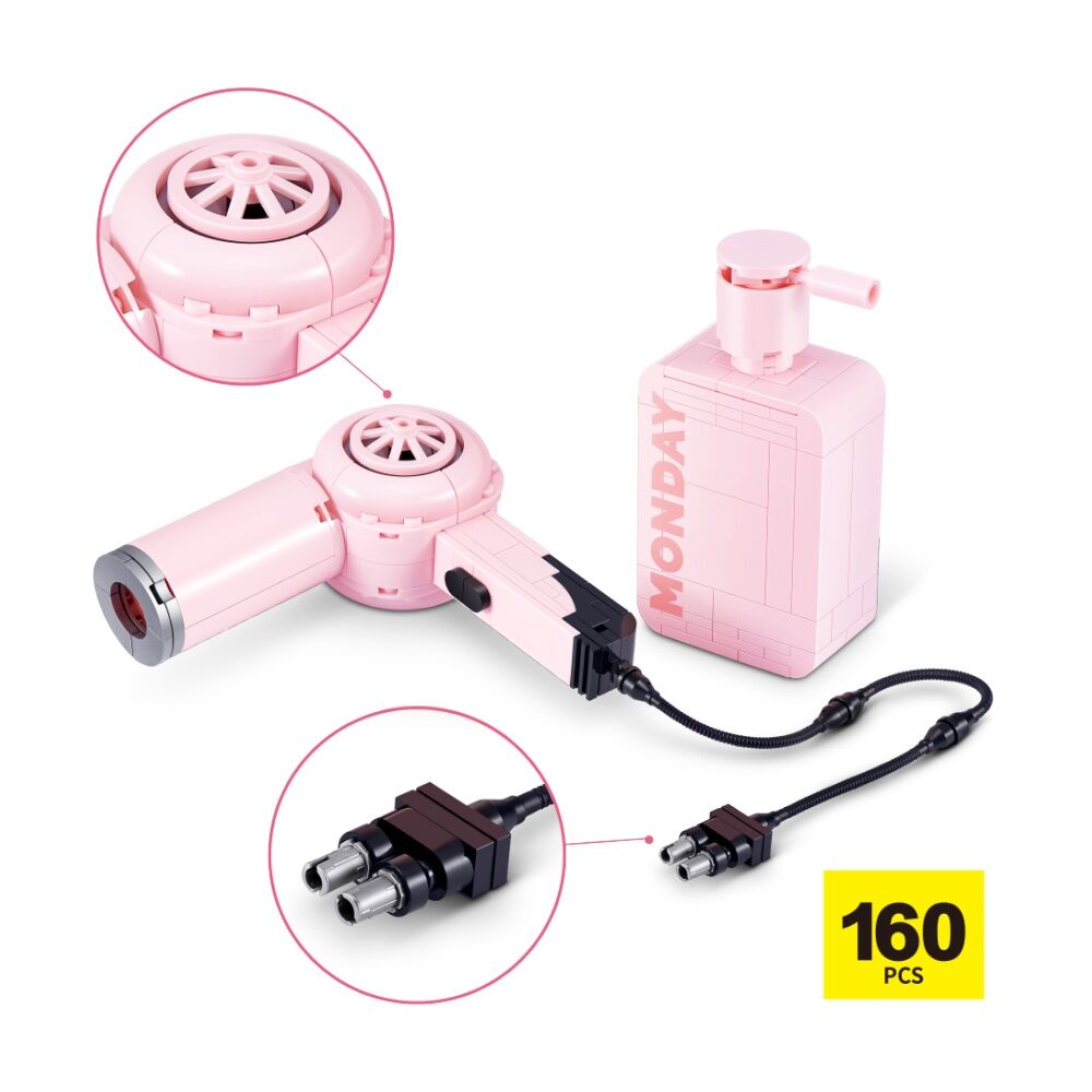 4PK Zuru Max Premium Beauty Series 1 Hair Dryer & Shampoo Kids/Children - 8y+