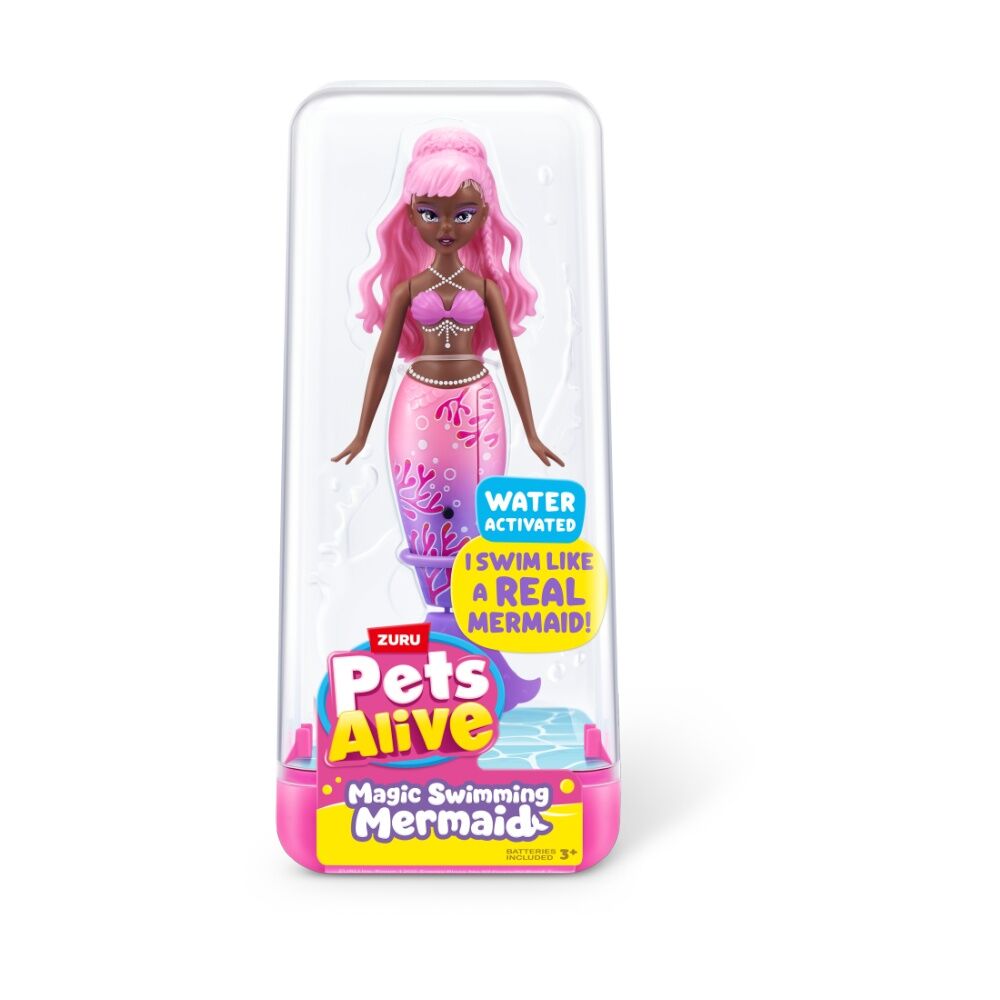 4PK Zuru Pet's Alive Swimming Mermaid Series 1 Kids/Children - 3y+ Assorted