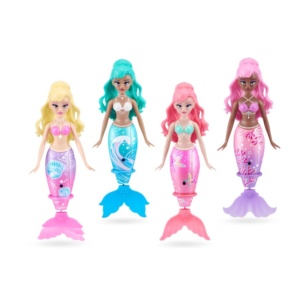 4PK Zuru Pet's Alive Swimming Mermaid Series 1 Kids/Children - 3y+ Assorted
