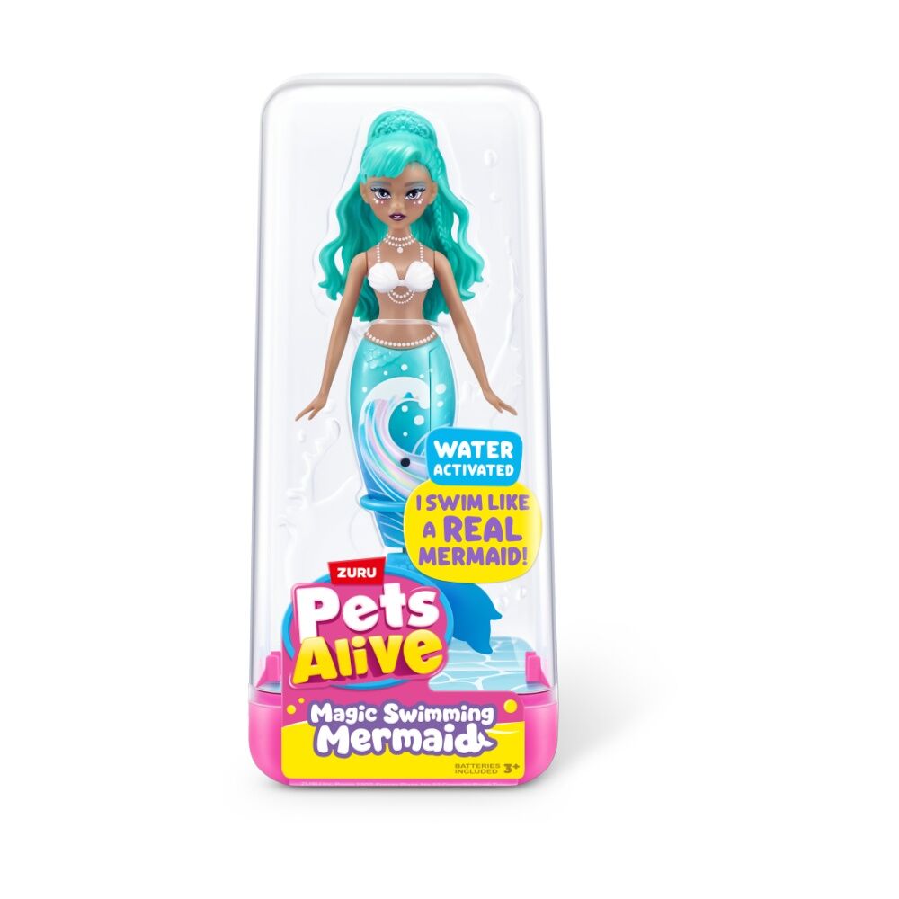 4PK Zuru Pet's Alive Swimming Mermaid Series 1 Kids/Children - 3y+ Assorted