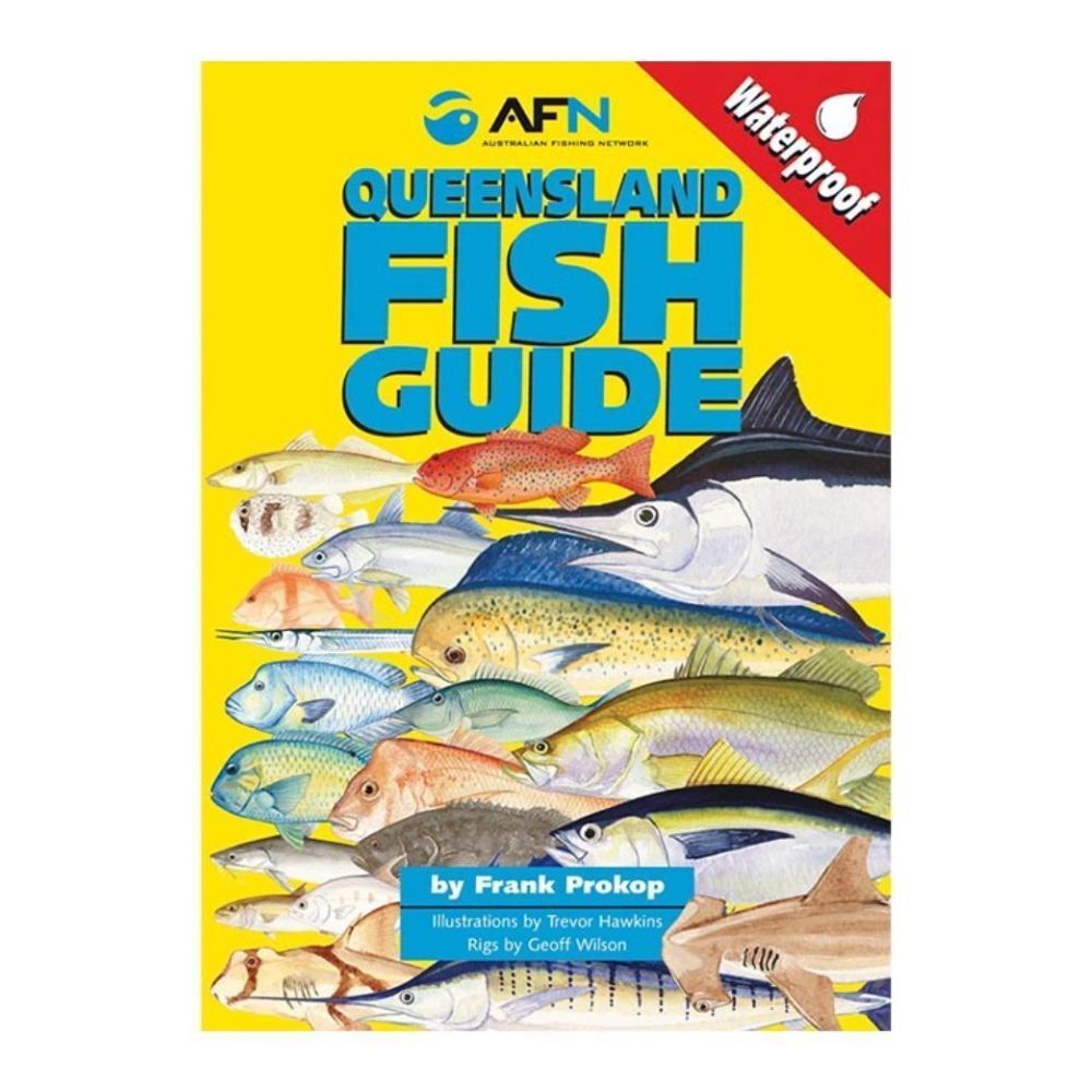 3PK AFN QLD Waterproof Fish Guide Book 64-Pages 14.5x10.5cm