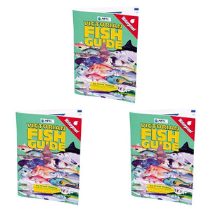 3PK AFN Victorian Waterproof Fish Guide 64-Pages 14.8x10.3cm