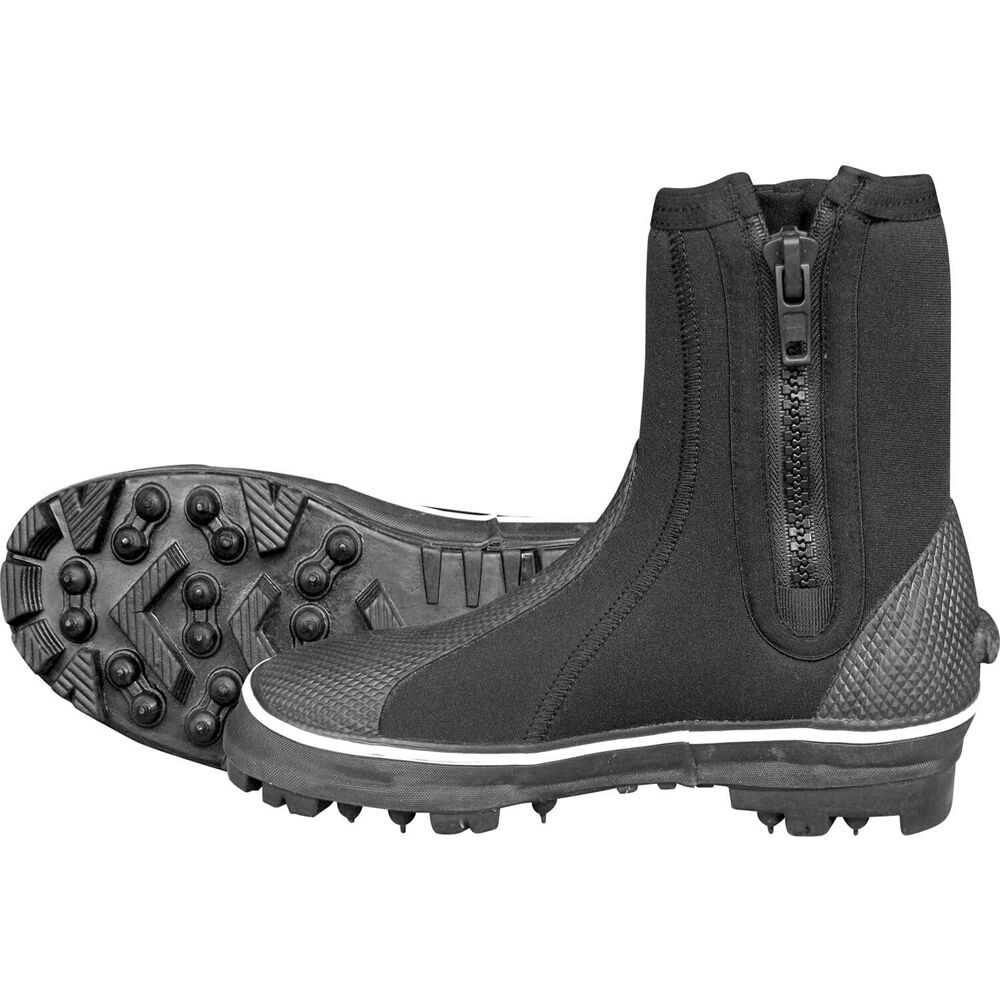 Mirage Unisex Adult Neoprene Zip Rockhopper Fishing Boot Black/Grey