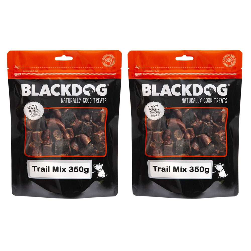 2PK Blackdog Trail Mix Beef/Chicken/Kangaroo 350g Dog/Pet Treat