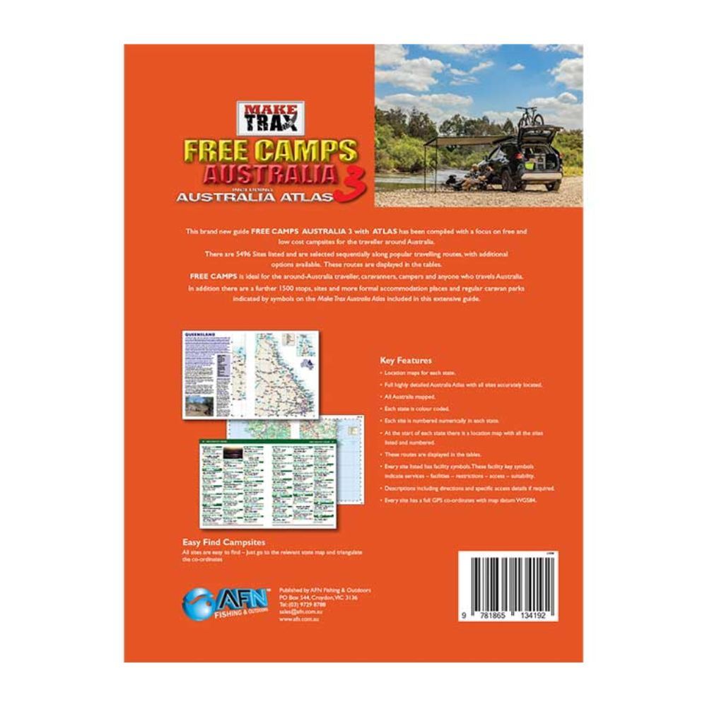 Make Trax Free Camps 3 Australia w/ Australia Atlas 31x23.5cm