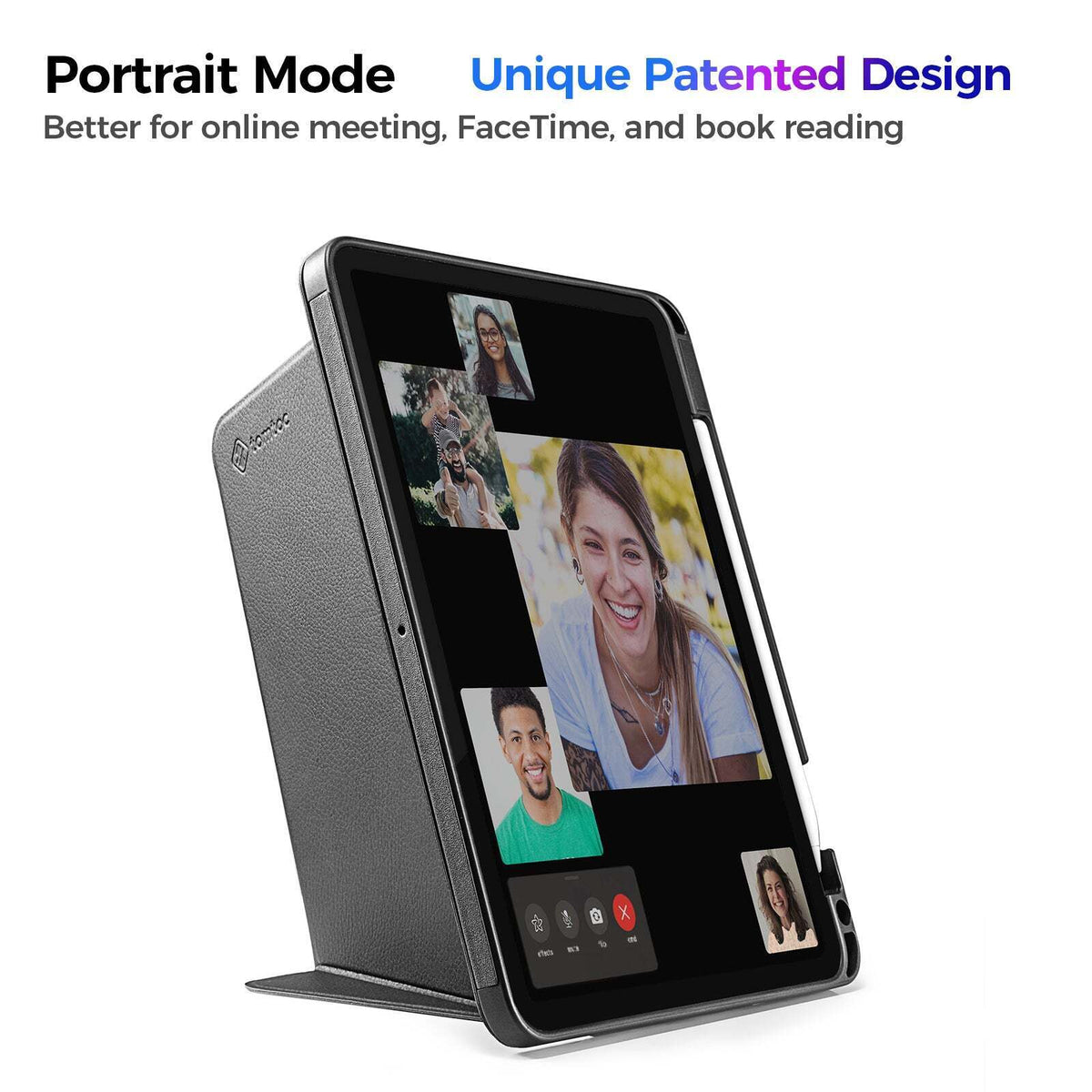 Tomtoc Inspire-B50 iPad Air Tri-Mode Case 10.9in - Black