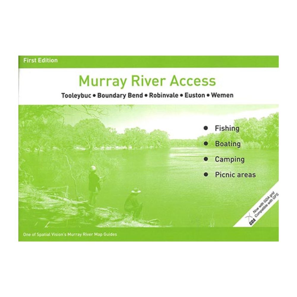 Murray River Access Book #7 Fishing Guide 46-Pages 21x30cm - Green
