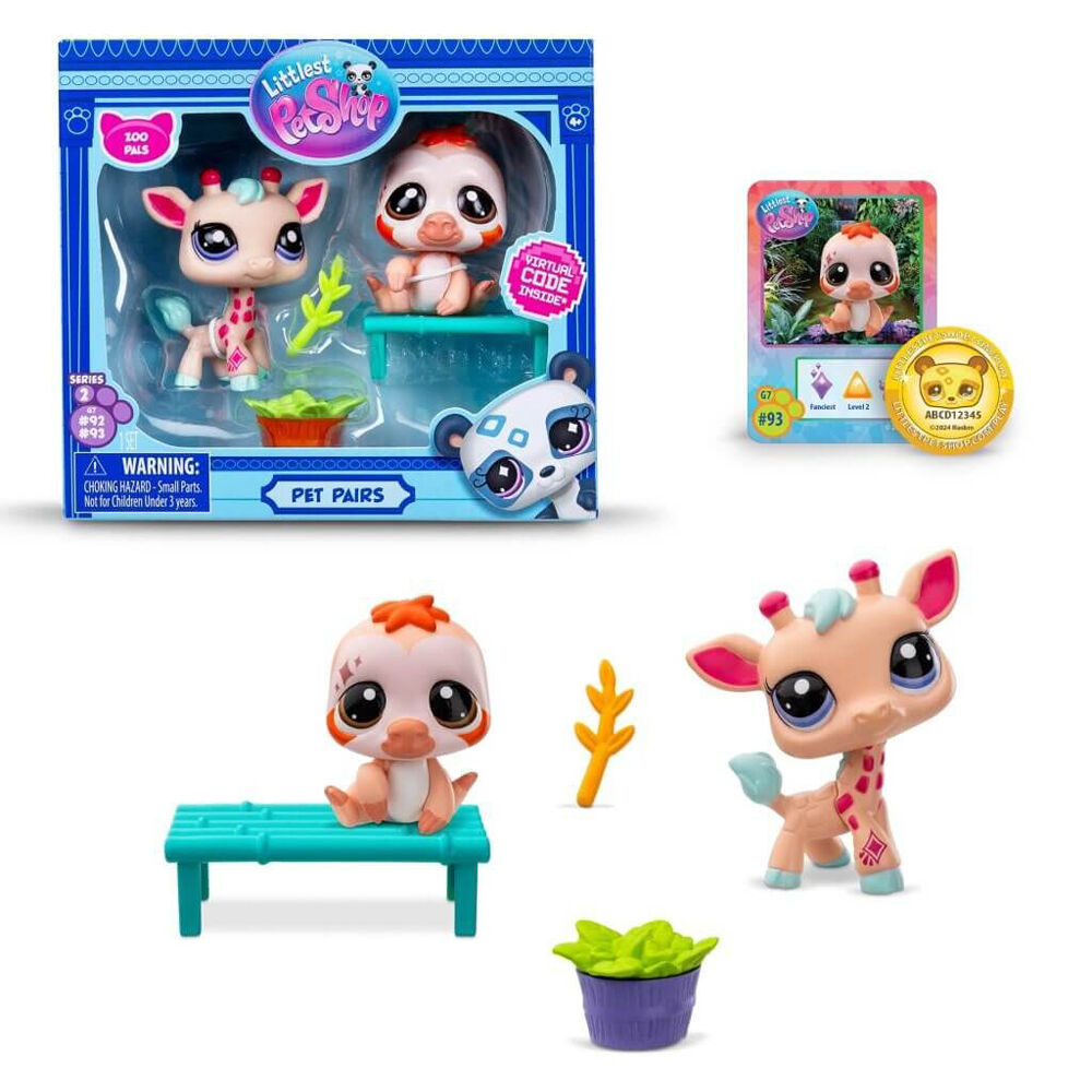2pc Littlest Pet Pairs Animal Figure Toys S2 - Assorted Kids 4y+