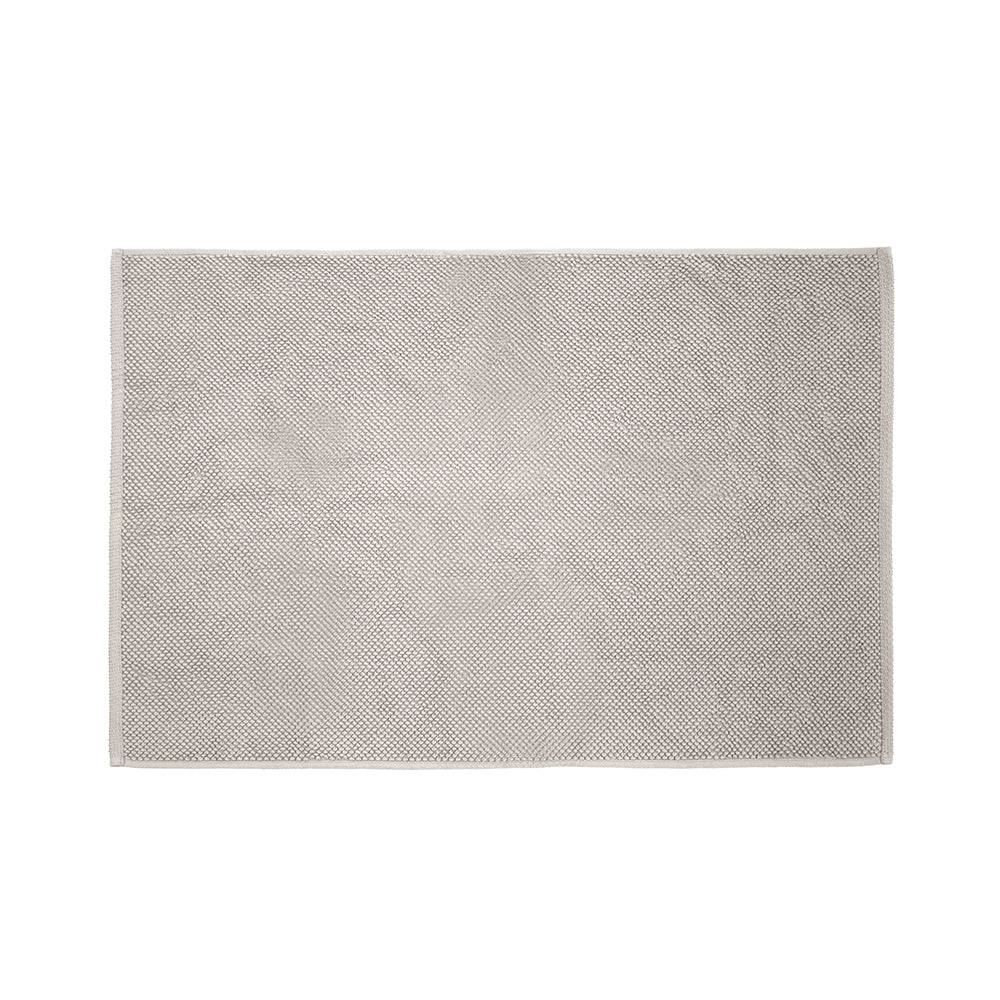 2pc Bambury Ultra soft Angove Bath Mat 50x80cm Pebble Cotton Woven