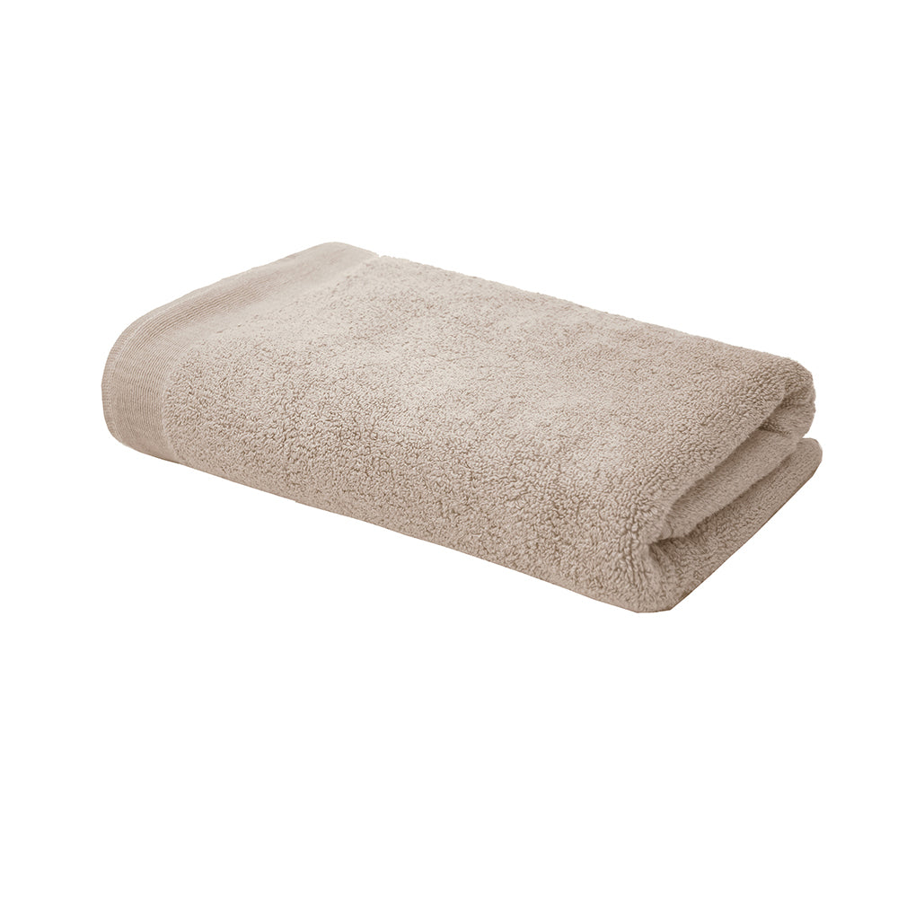 2pc Bambury Ultra soft Elvire Bath Sheet 2 Pack Buff Cotton Woven