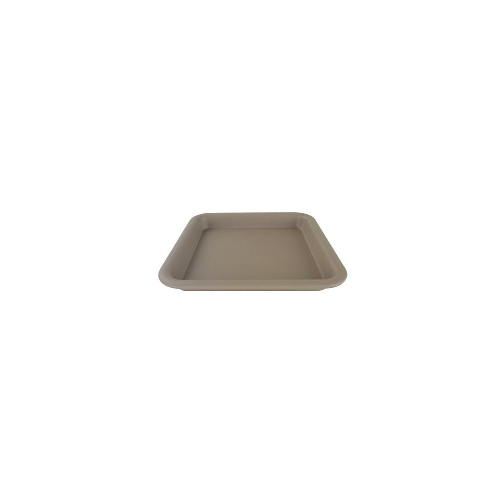 6PK Homeleisure Balconia Square Saucer For 35cm Pot Taupe Garden