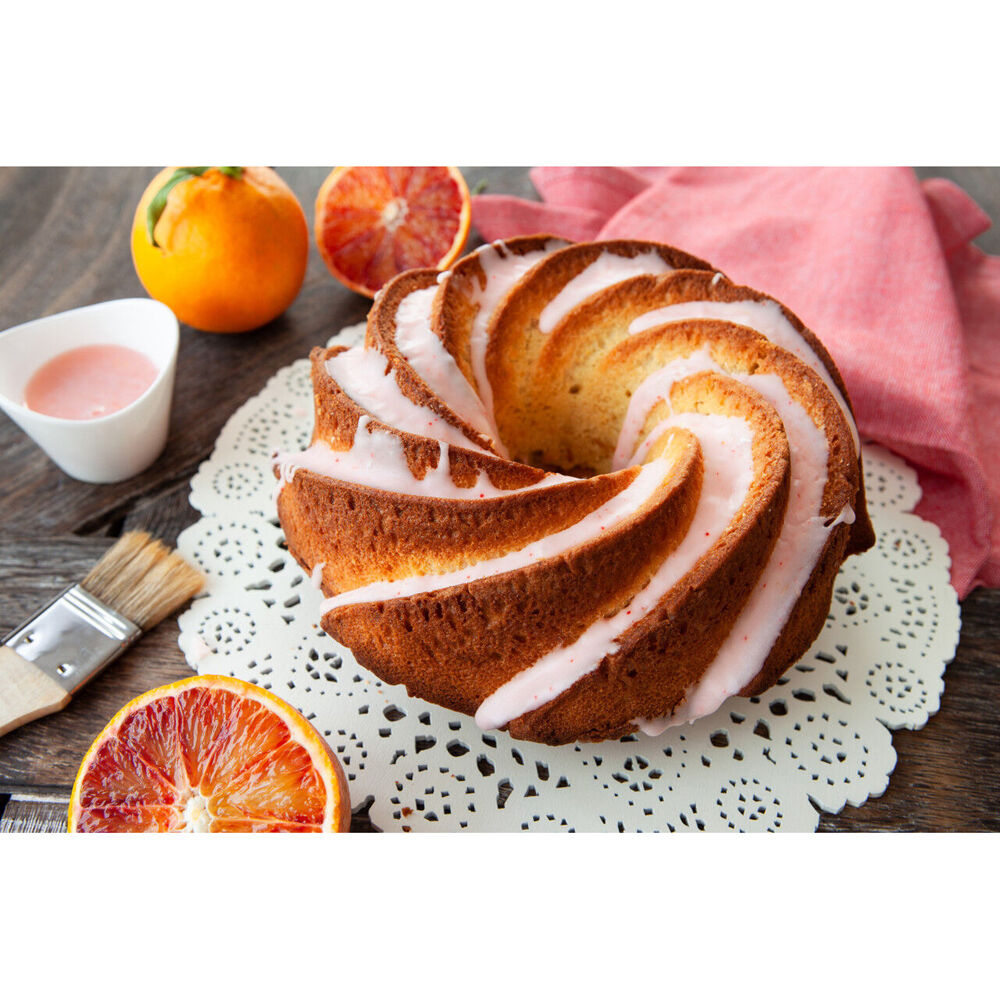 Brunswick Bakers Swirl Cast Bundt Pan Aluminum Non-Stick 24x10cm