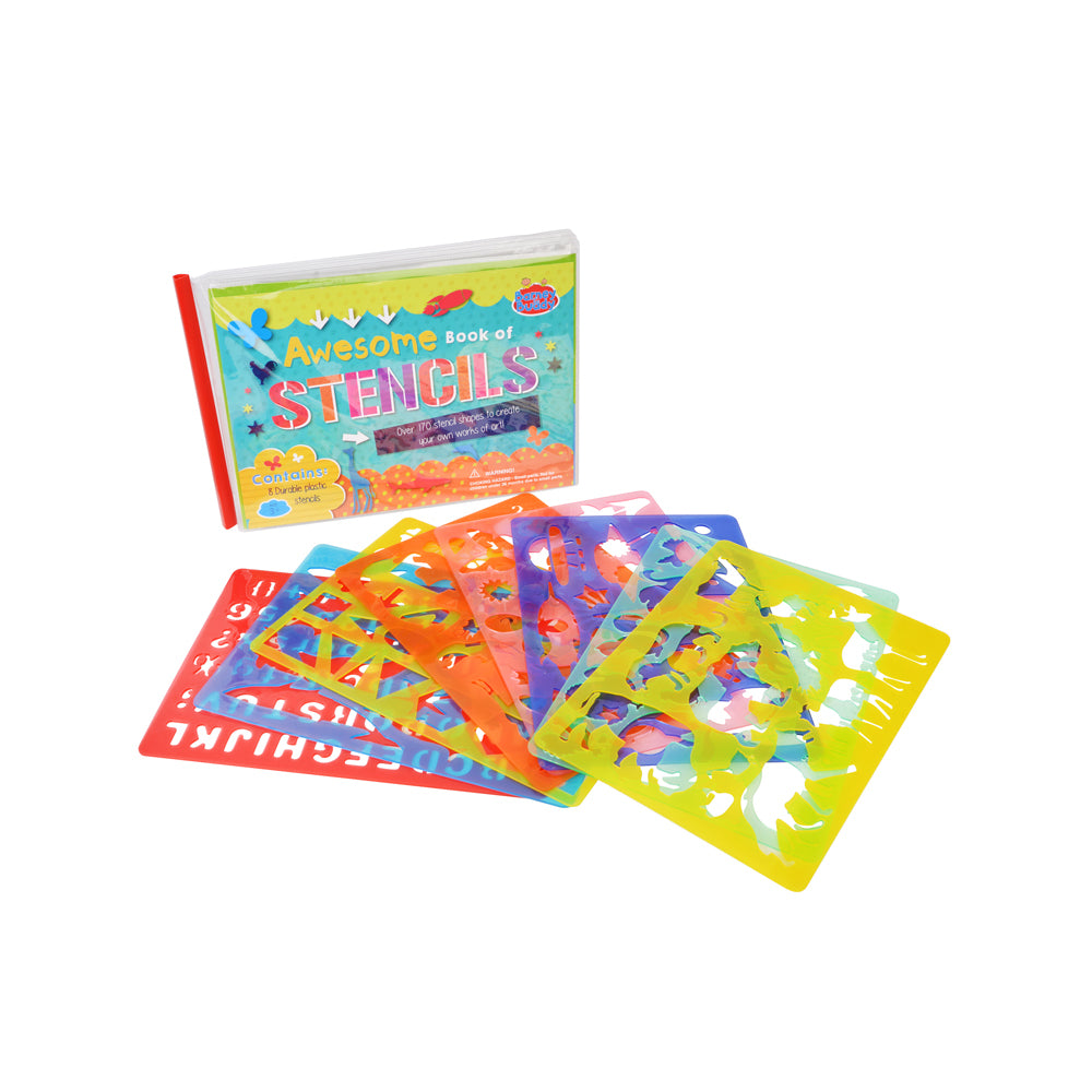 8pc Awesome Book Of Stencils Kids/Children Toy 3y+