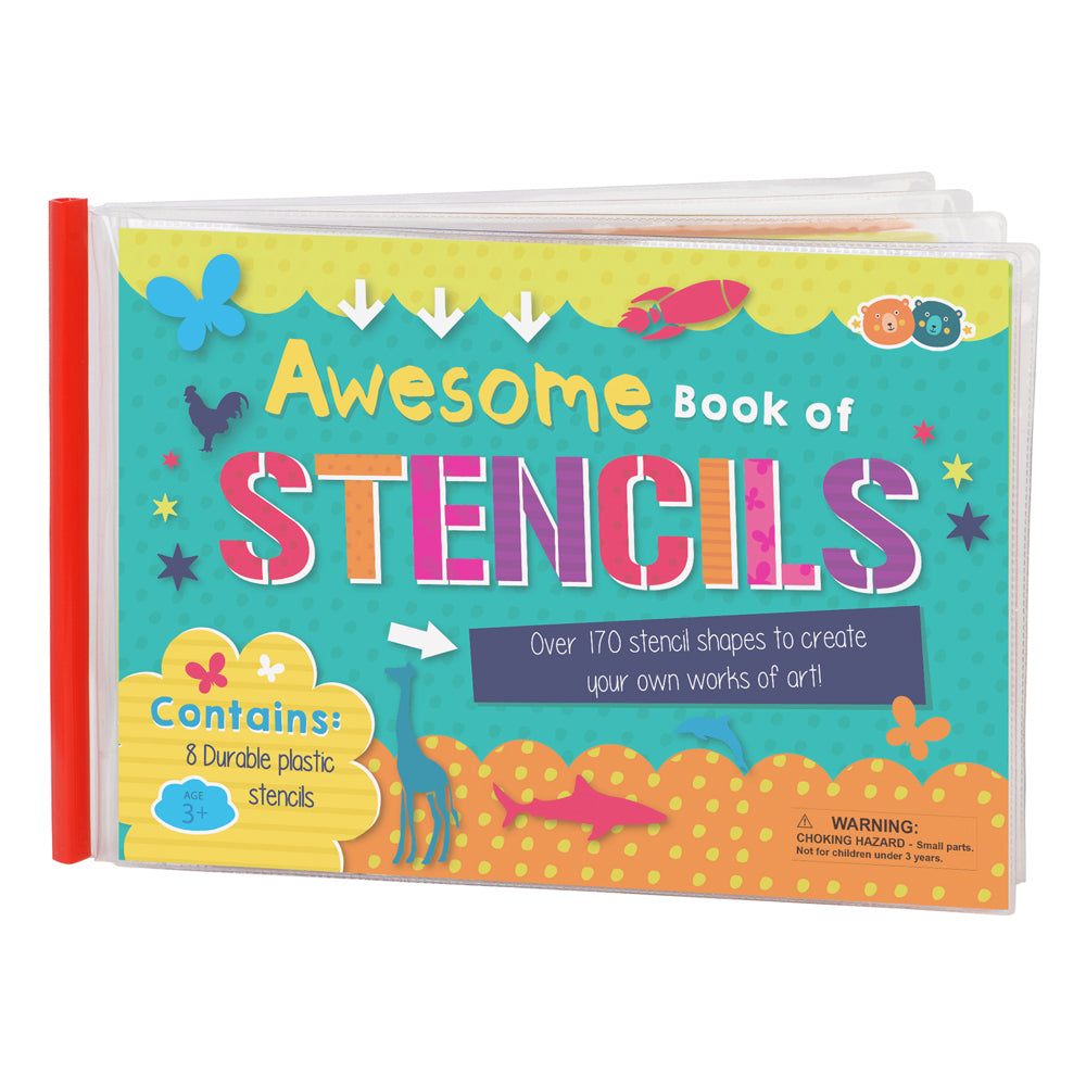 8pc Awesome Book Of Stencils Kids/Children Toy 3y+