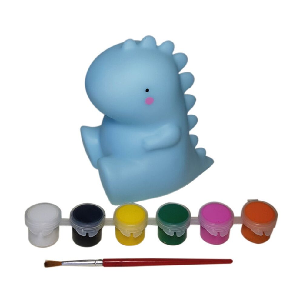 Buddy And Barney Paint Your Own Light Up Dinosaur LED Craft Kit 3Y+
